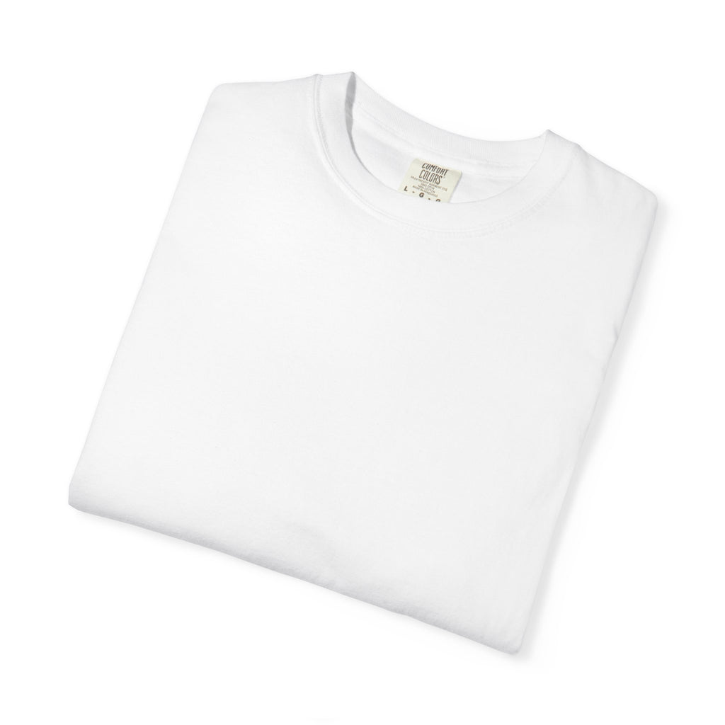 T-Shirt — Watercolor Eye Graphic with Script Back Print