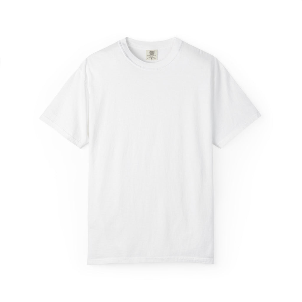 T-Shirt — Watercolor Eye Graphic with Script Back Print