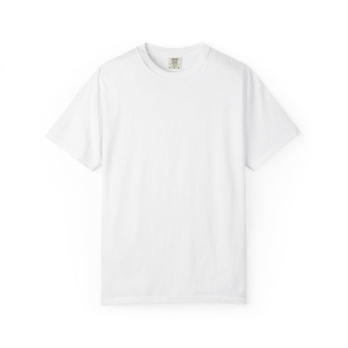 T-Shirt — Watercolor Eye Graphic with Script Back Print